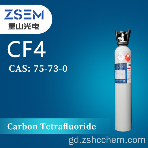 CAS Tetrafluoride Carbon: 75-73-0 CF4 99.999% Gasaichean Sònraichte Ceimigeach Hight Purity